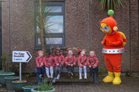 Ziggy visits Whinhill Nursery in Greenock February 2025 -1